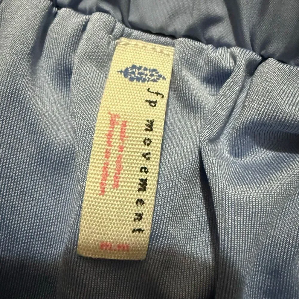 Free people periwinkle blue running shorts size medium